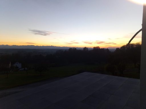 Blick vom Projekt im Herbst