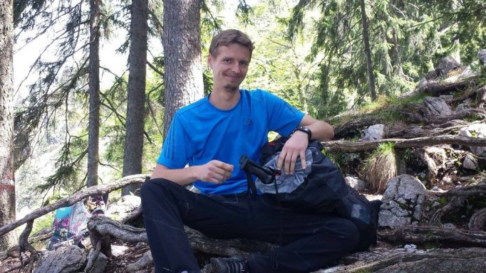 Auf dem Weg zum Traunsteingipfel